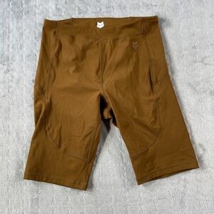 Fox Head Bike Liner Shorts XS Compression Polyamide Elastane‎ Back Zip Pocket